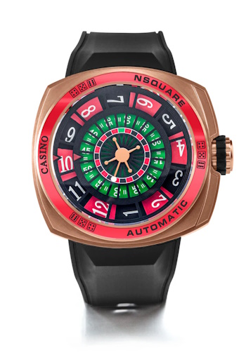 nsqaure roulette watch